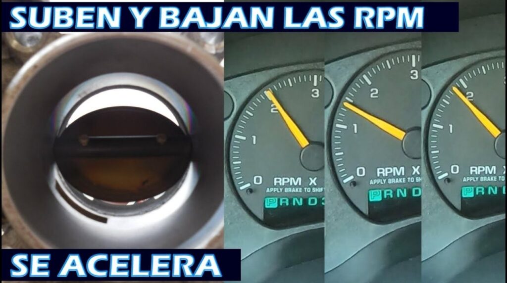 porque bajan y suben las rpm